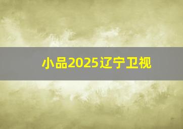 小品2025辽宁卫视