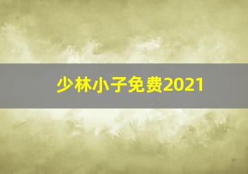 少林小子免费2021