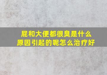 屁和大便都很臭是什么原因引起的呢怎么治疗好