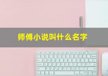 师傅小说叫什么名字