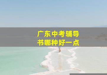 广东中考辅导书哪种好一点