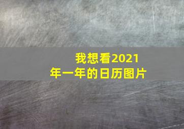 我想看2021年一年的日历图片