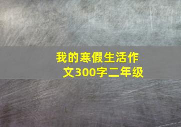 我的寒假生活作文300字二年级