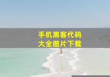 手机黑客代码大全图片下载