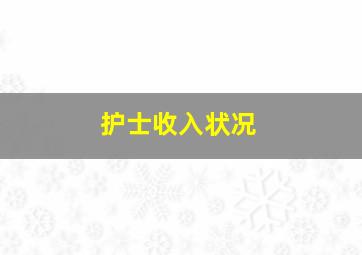 护士收入状况