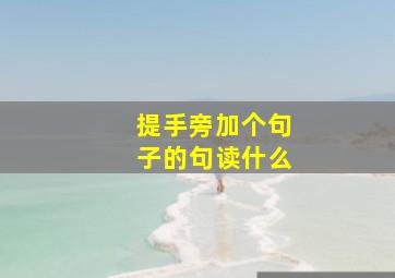 提手旁加个句子的句读什么