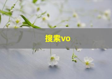 搜索vo