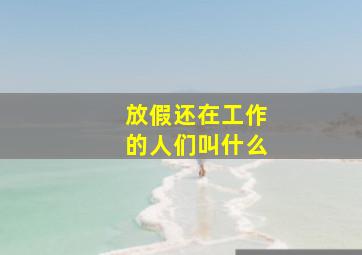 放假还在工作的人们叫什么