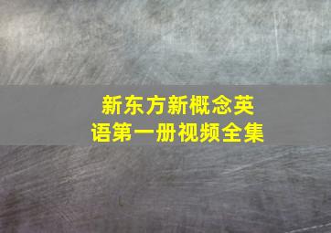 新东方新概念英语第一册视频全集