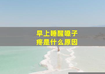 早上睡醒嗓子疼是什么原因