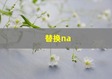 替换na