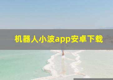 机器人小波app安卓下载