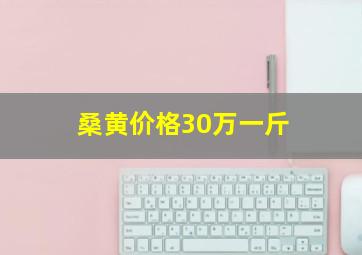 桑黄价格30万一斤