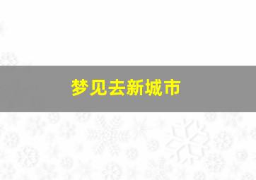 梦见去新城市