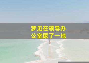 梦见在领导办公室尿了一地