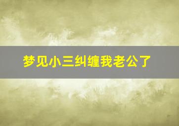 梦见小三纠缠我老公了