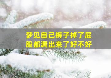 梦见自己裤子掉了屁股都漏出来了好不好