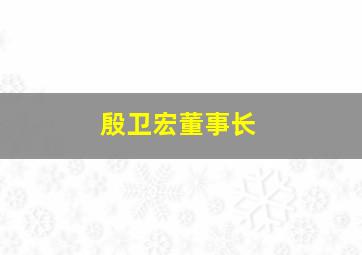 殷卫宏董事长