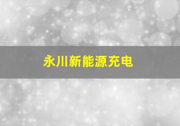 永川新能源充电