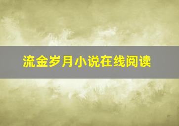 流金岁月小说在线阅读