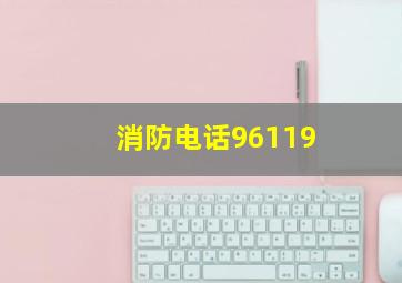 消防电话96119