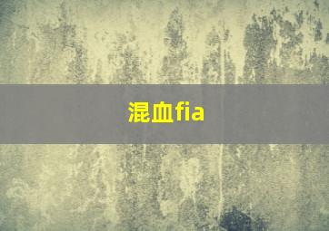 混血fia