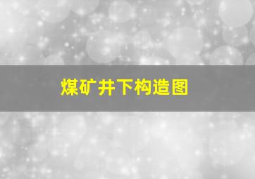 煤矿井下构造图