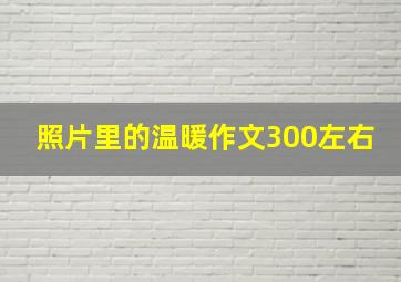 照片里的温暖作文300左右