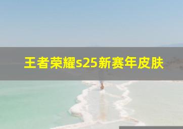 王者荣耀s25新赛年皮肤