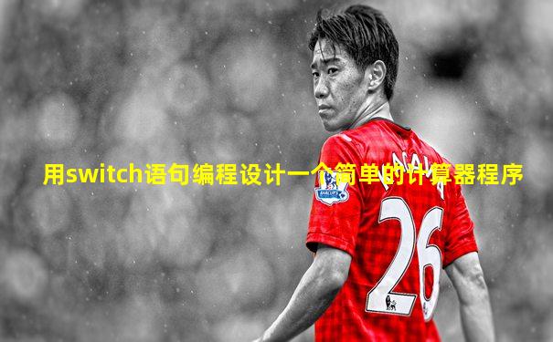 用switch语句编程设计一个简单的计算器程序