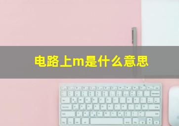 电路上m是什么意思