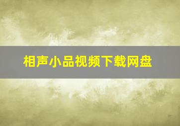 相声小品视频下载网盘