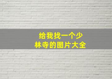 给我找一个少林寺的图片大全