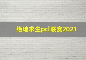 绝地求生pcl联赛2021