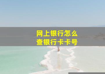 网上银行怎么查银行卡卡号