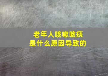 老年人咳嗽咳痰是什么原因导致的