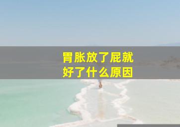 胃胀放了屁就好了什么原因