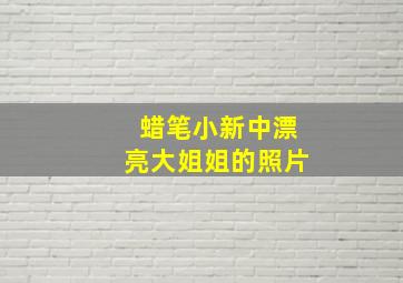 蜡笔小新中漂亮大姐姐的照片