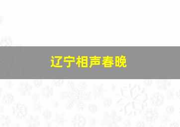 辽宁相声春晚