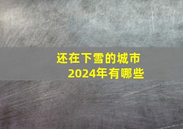 还在下雪的城市2024年有哪些