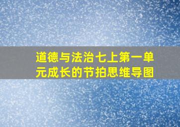 道德与法治七上第一单元成长的节拍思维导图