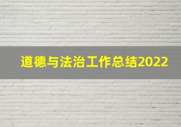 道德与法治工作总结2022