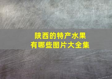 陕西的特产水果有哪些图片大全集