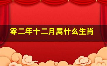 零二年十二月属什么生肖