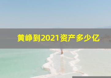 黄峥到2021资产多少亿