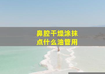 鼻腔干燥涂抹点什么油管用